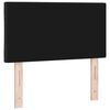 vidaXL Headboard with Headboard Black 80 cm Faux Leather