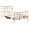 vidaXL Bed Frame without Mattress 100x200 cm Solid Wood Pine