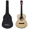 vidaXL Classical Guitar for Beginner with Bag 3/4 36"