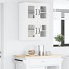vidaXL Kitchen Cabinet 2 pcs White 60 x 31 x 40 cm Engineered Wood