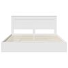vidaXL Storage Bed with Headboard White 180 x 200 cm Engineered Wood