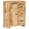 vidaXL Sideboard 59x35x75 cm Rough Mango Wood