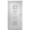 vidaXL Front Door White 88x200 cm PVC