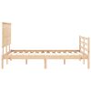 vidaXL Bed Frame without Mattress 140x200 cm Solid Wood