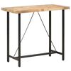vidaXL Bar Table 120x58x107 cm Rough Mango Wood