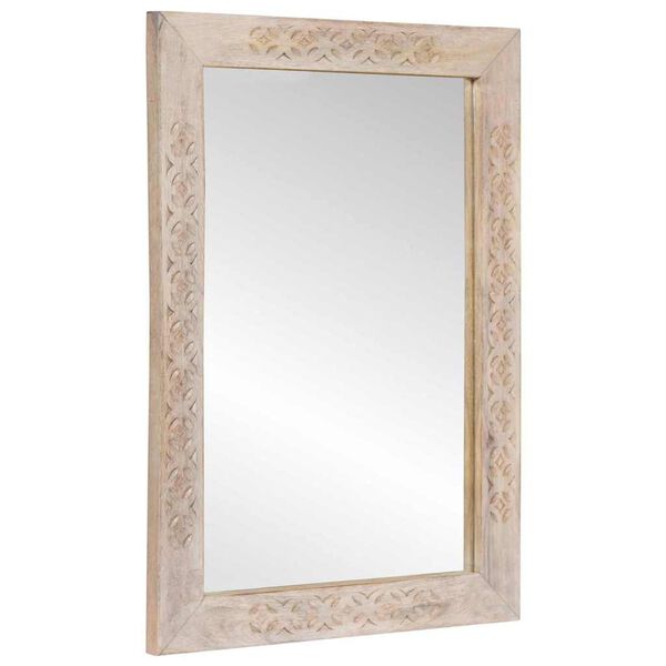 vidaXL Bathroom Mirror with Mirror White 70 x 50 x 2.5 cm