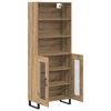 vidaXL Highboard Artisan Oak 69.5 x 34 x 180 cm Engineered Wood