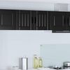vidaXL Kitchen Cabinet 2 pcs Black 40 x 31 x 40 cm Engineered Wood