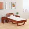 vidaXL Bed Frame without Mattress Solid Acacia Wood 100x200 cm