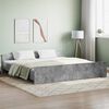 vidaXL Bed Frame without Mattress Concrete Grey 180x200 cm Super King