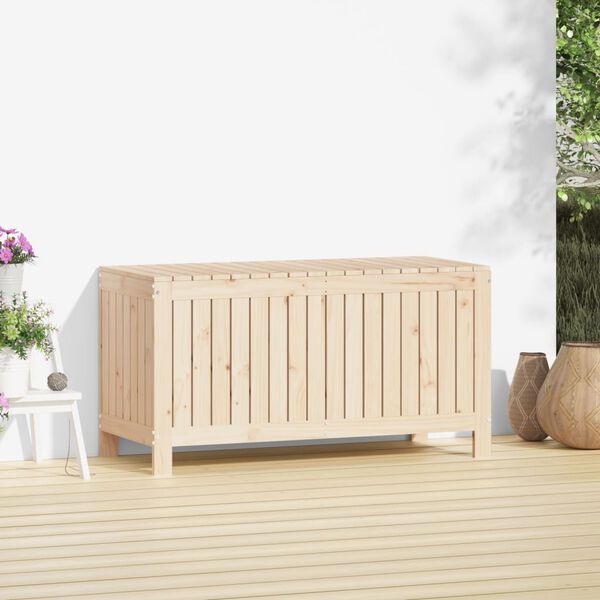 vidaXL Garden Storage Box 115x49x60 cm Solid Wood Pine