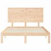 vidaXL Bed Frame without Mattress Small Double Solid Wood Pine