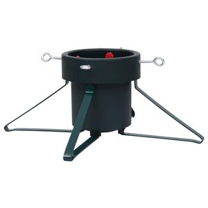 vidaXL Christmas Tree Stand | Black | Metal, Plastic | 46 x 46 x 19 cm