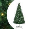 vidaXL Christmas Tree with Decorative String Lights Green 400 cm PVC