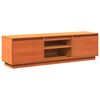 vidaXL TV Cabinet Wax Brown 140x35x40 cm Solid Wood Pine