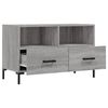 vidaXL TV Cabinet Grey Sonoma 80x36x50 cm Engineered Wood