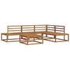 vidaXL Outdoor Sofa Set 5 Piece Natural Solid Acacia Wood