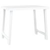 vidaXL Camping Table White 79x56x64 cm PP Wooden Look