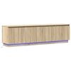 vidaXL TV Cabinet 180 x 38 x 49 cm Sonoma Oak Engineered Wood