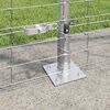vidaXL Fence Post Galvanized 25 x 1.6 m Steel