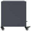vidaXL Bedside Cabinet Anthracite 36x39x43.5 cm Steel