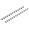 vidaXL Threaded Rod 2 pcs Silver 6 x 120 mm Steel