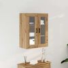 vidaXL Wall Cabinet Artisan Oak 69.5 x 34 x 90 cm Engineered Wood