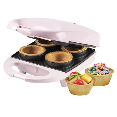 Bestron Mini Waffle Cup Maker AWCM4P 520 W Pink