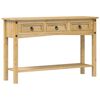 vidaXL Console Table "Corona" 114x34.5x73 cm Solid Wood Pine