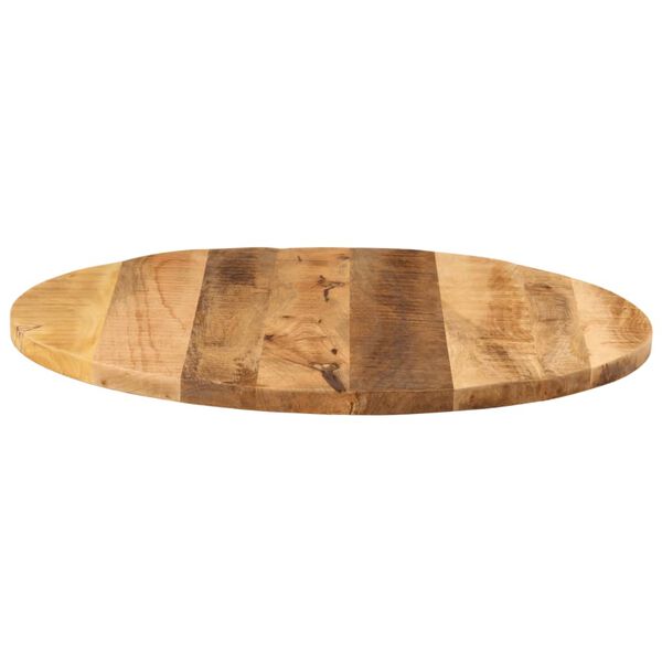 vidaXL Table Top &Oslash; 70x3.8 cm Round Solid Wood Rough Mango
