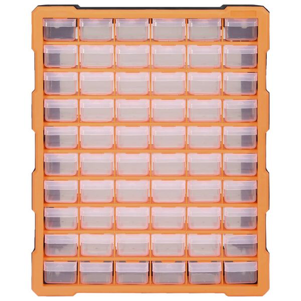 vidaXL Multi-drawer Organiser with 60 Drawers 38x16x47.5 cm