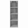 vidaXL Hanging Cabinet Grey Sonoma 30 x 29.5 x 100 cm Engineered Wood