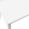 vidaXL Dining Chairs 2 pcs White 50 x 52.5 x 91 cm Solid Rubber Wood