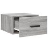 vidaXL Wall-mounted Bedside Cabinet Grey Sonoma 35x35x20 cm