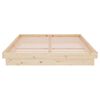 vidaXL Bed Frame without Mattress Solid Wood 140x200 cm