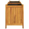 vidaXL Garden Planter with Liner 153x38.5x50 cm Solid Wood Acacia