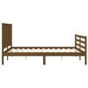 vidaXL Bed Frame without Mattress Honey Brown 160x200 cm Solid Wood