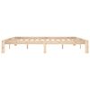 vidaXL Bed Frame without Mattress Solid Wood Pine 200x200cm