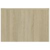 vidaXL Coffee Table Sonoma Oak 50x50x35 cm Engineered Wood