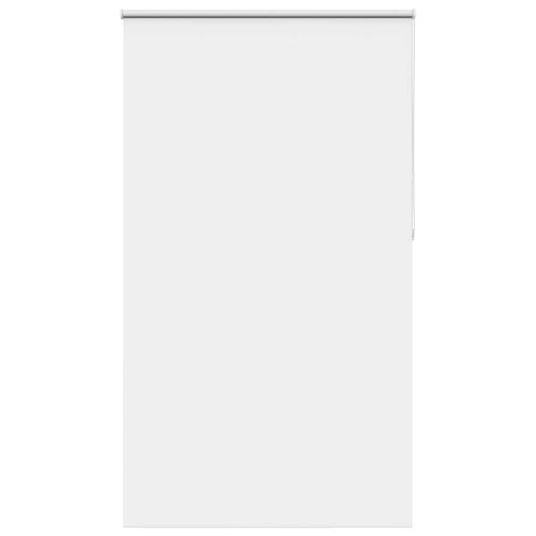 vidaXL Roller Blind Blackout White 130x210 cm Fabric Width 126.6 cm Polyester