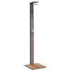 vidaXL Outdoor Shower Grey 50x55x224 cm Poly Rattan and Acacia Wood