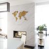 MiMi Innovations Wooden World Map Wall Decoration Exclusive Oak 130x78 cm