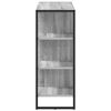 vidaXL Side Cabinet Grey Sonoma 96.5 x 30 x 75 cm Engineered Wood