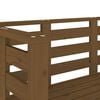 vidaXL Garden Bench Honey Brown 111.5x53x71 cm Solid Wood Pine