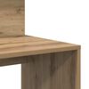 vidaXL Desk with Shelf Artisan Oak 90 x 48 x 101.5 cm Engineered Wood