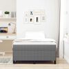 vidaXL Box Spring Bed Light Grey 120 x 200 cm Velvet