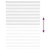 vidaXL Zebra Blind White 165x200 cm Fabric Width 160.9 cm Polyester