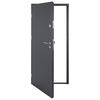 vidaXL Front Door Anthracite 100x200 cm Aluminium