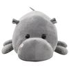 vidaXL Hippo Cuddly Toy Plush Grey