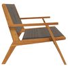 vidaXL Garden Furniture Grey 78 x 122 x 73cm Solid Acacia wood